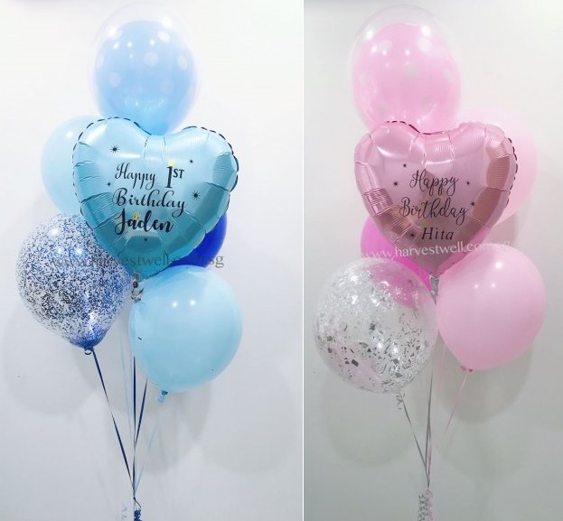 customised balloon bouquet